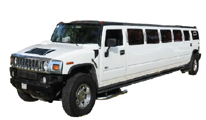 White Hummer Stretch Limousine